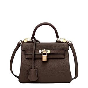 Tiffany & Fred Paris Leather Mini Satchel, Brown